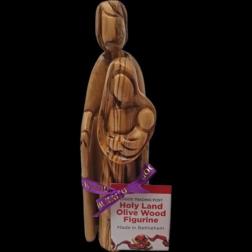 Olive Wood Holy Family Nested- 2 piece
