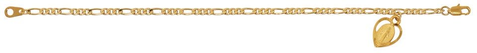 GOLD TONE FIGARO MIRAC ADULT