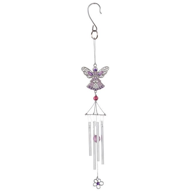 Pewterworks™ Angel Crystal Chime