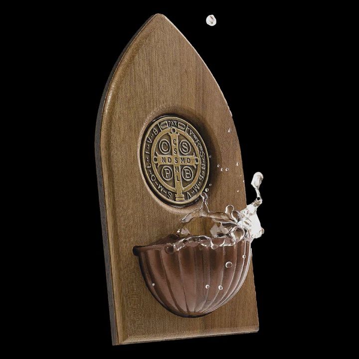 St Benedict Holy Water Font