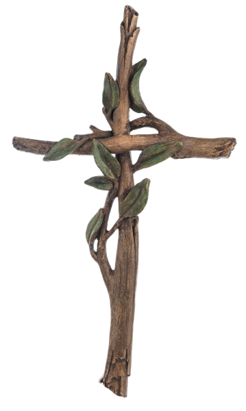 Nature&#39;s Cross Wall Plaque