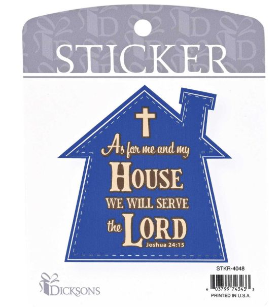 Sticker - As For Me and My House