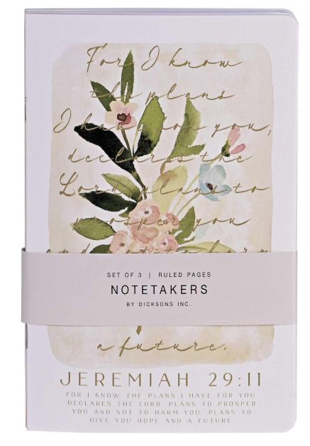 Notetakers For I Know The Plans I Have