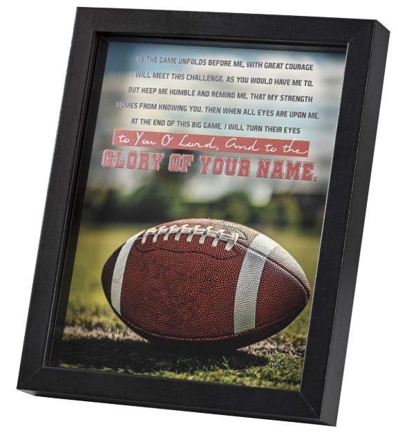 Framed Art Football As The Game