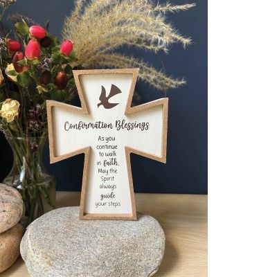 CONFIRMATION FRAMED STANDING CROSS