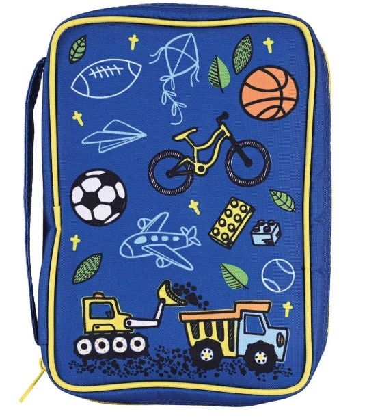 Kid Bible Cover Blue I Can Do All Things