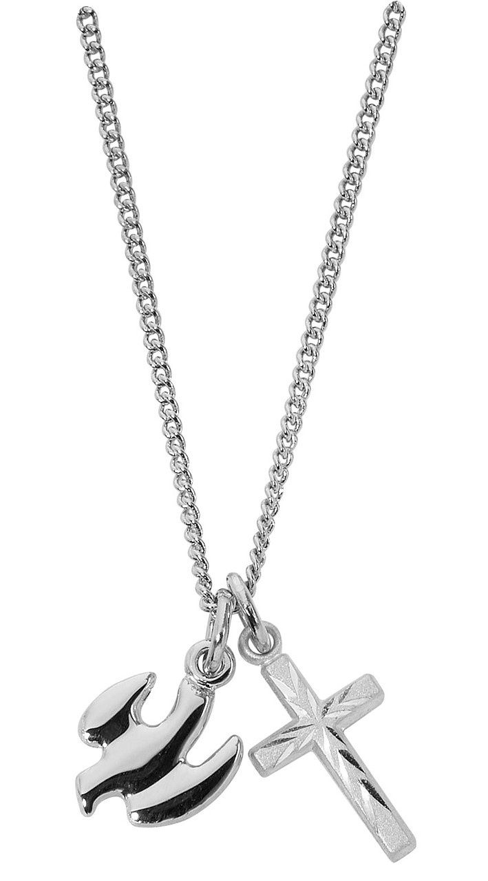 (LD110) 16-18" CH SS CROSS &amp; HOLY SP