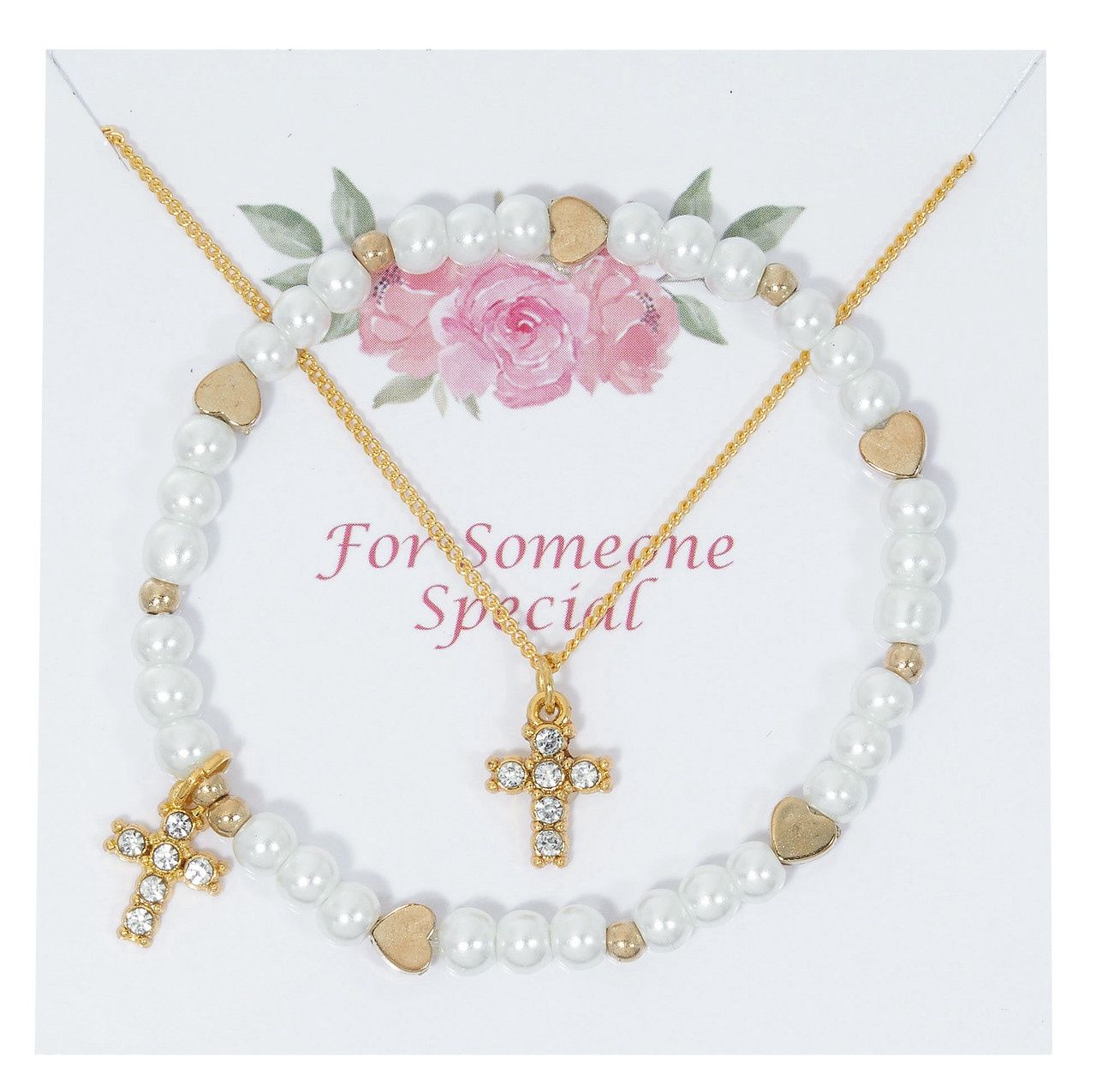 (PND25) GP PEARL BRACELET &amp; PENDANT