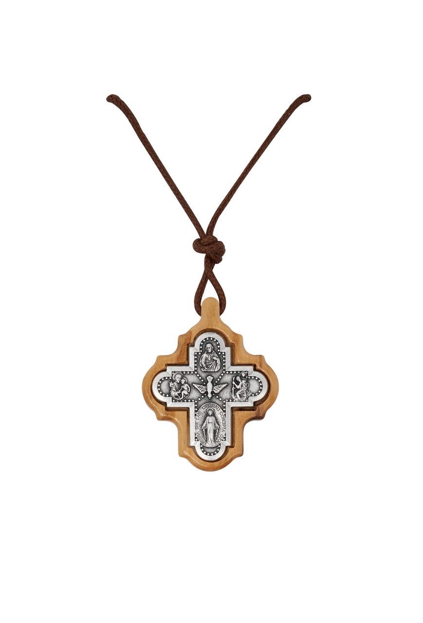 (94-11) OLIVE WOOD 4WAY PENDANT