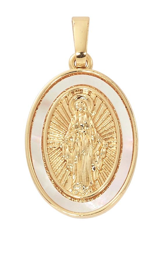 (H110) GOLD PLATE M.O.P MIRACULOUS