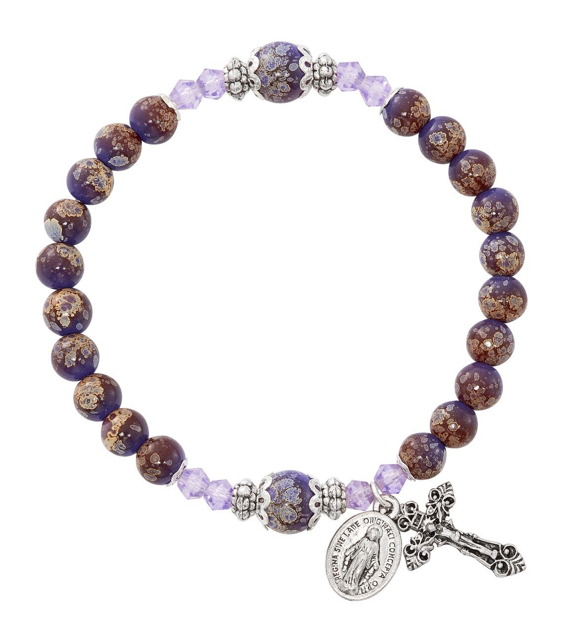 MARBELINE STRETCH Bracelet, Colour: Purple