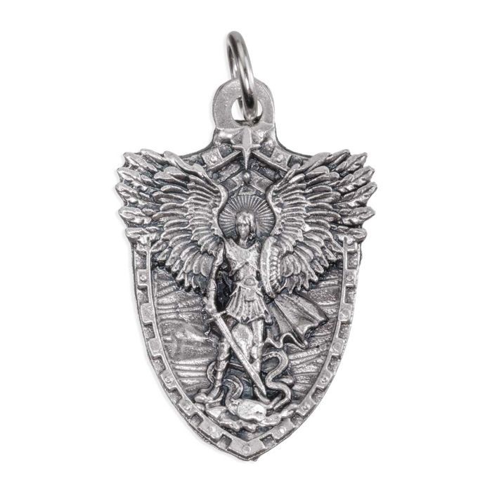 St. Michael Shield Shaped Medal