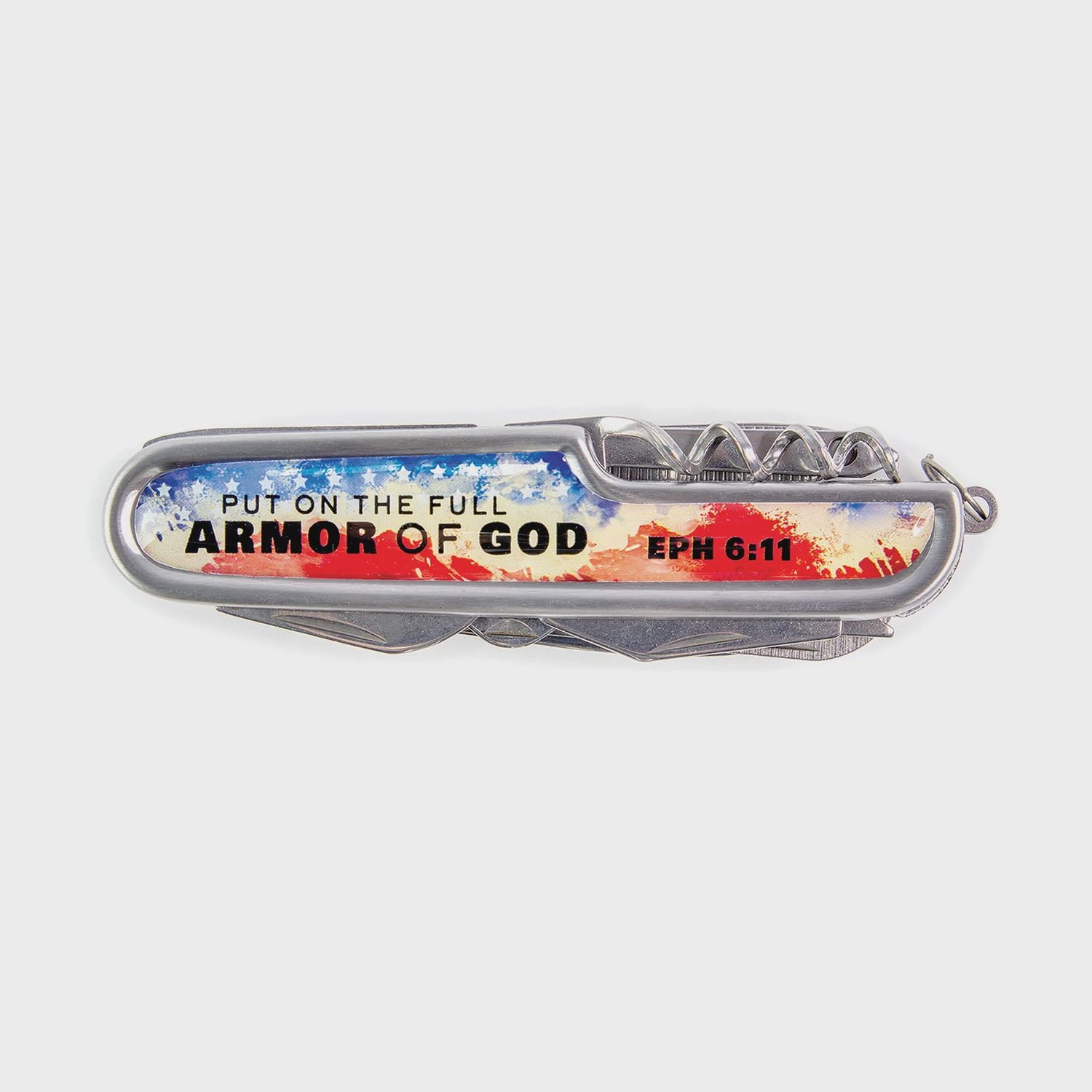 Pocket Knife Flag - Armor of God, Eph 6:11