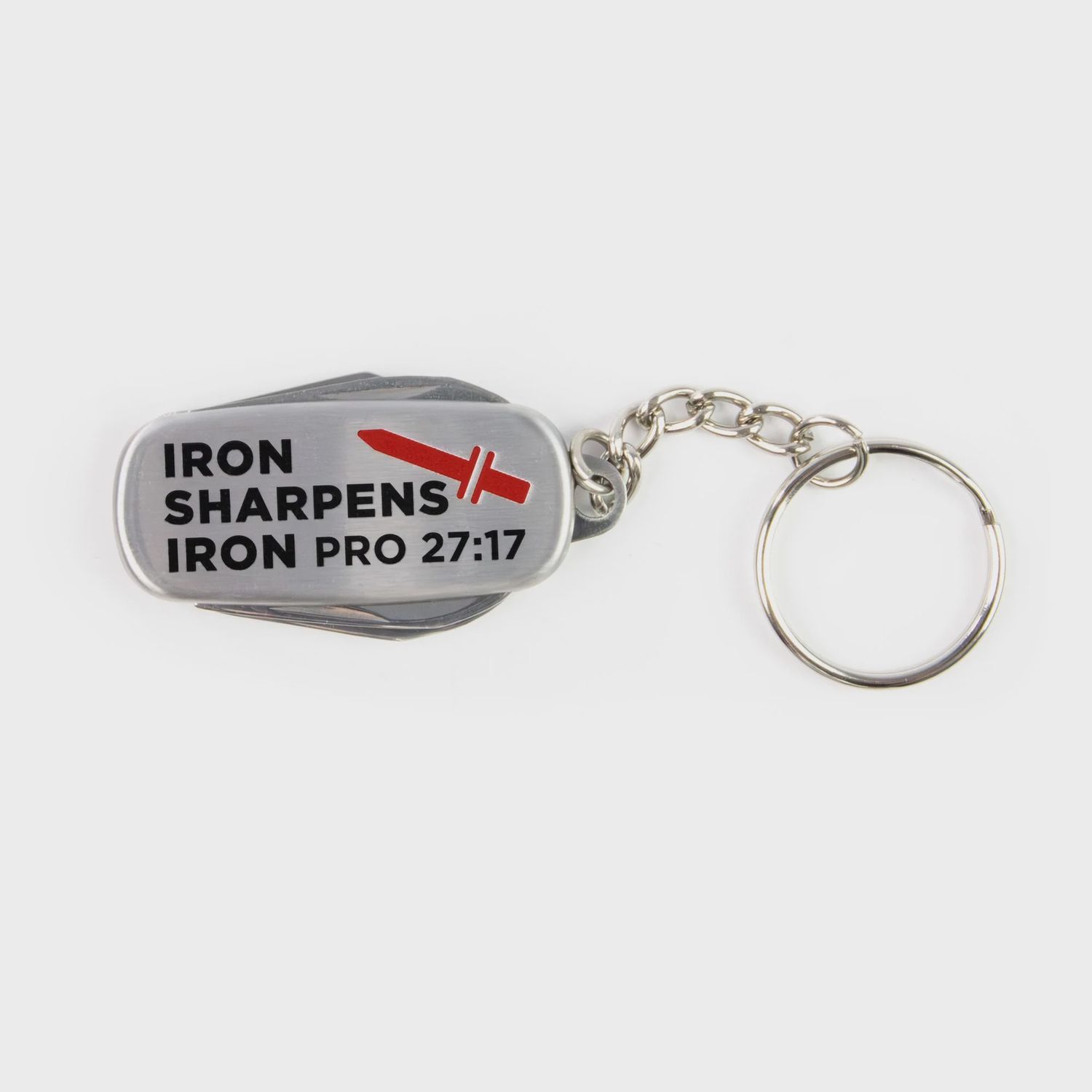 Mini Multi-Tool Sword - Iron Sharpens Iron, Pro 27:17