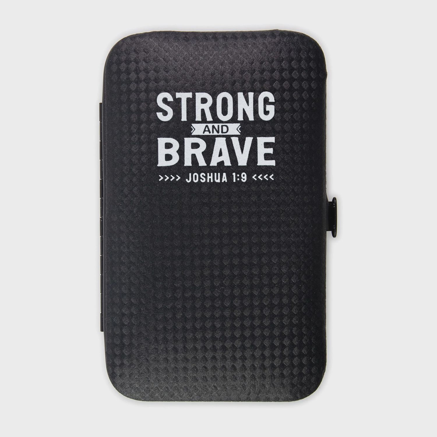 Manicure Set Mens - Strong and Brave, Jos 1:9