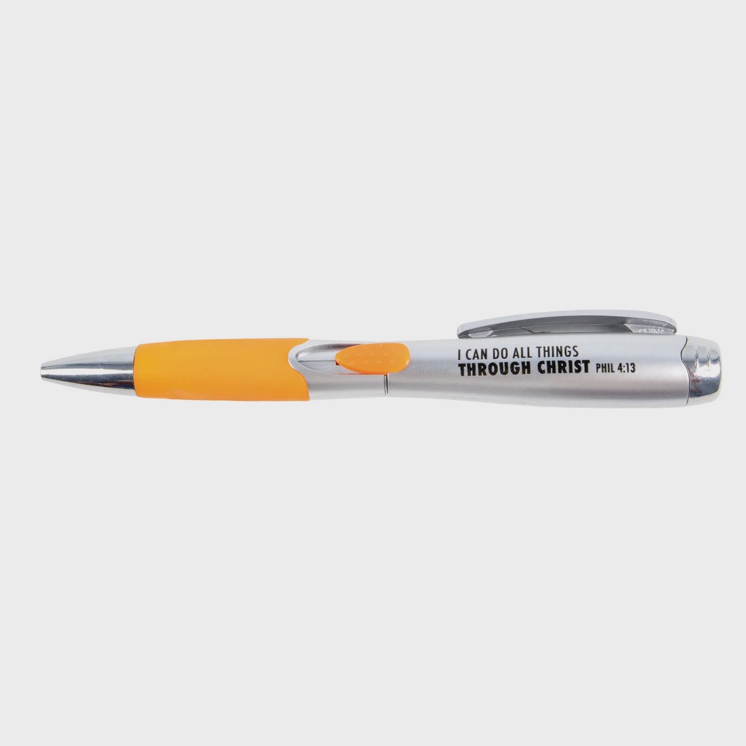 Flashlight Pen Orange – I Can Do, Phil 4:13
