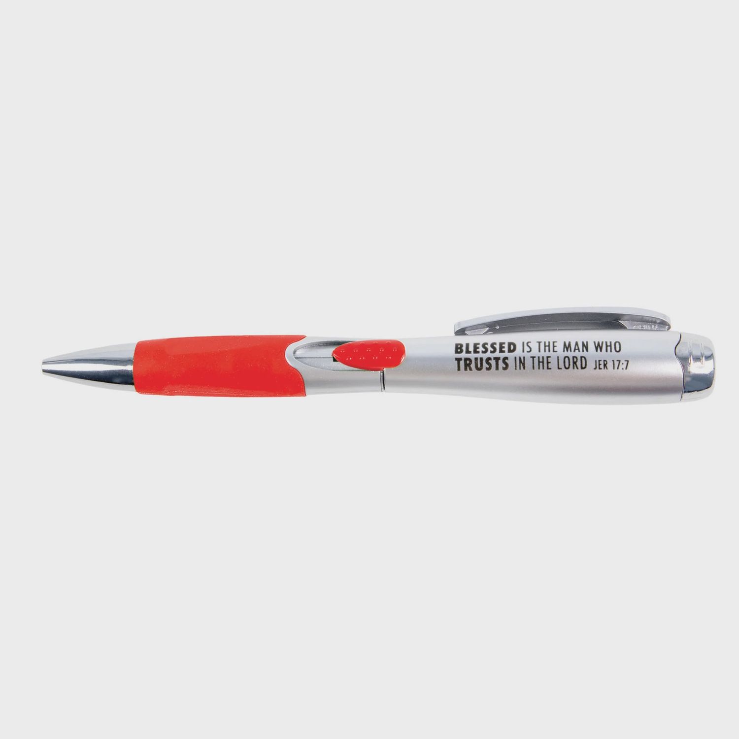 Flashlight Pen Red – Blessed is the Man, Jer 17:7