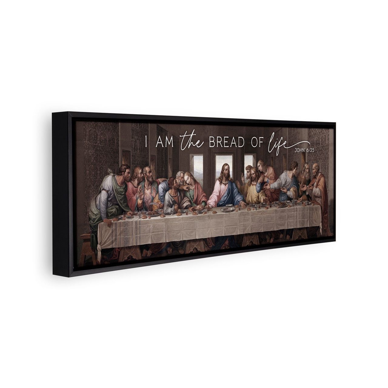 I Am the Bread of Life Framed Canvas