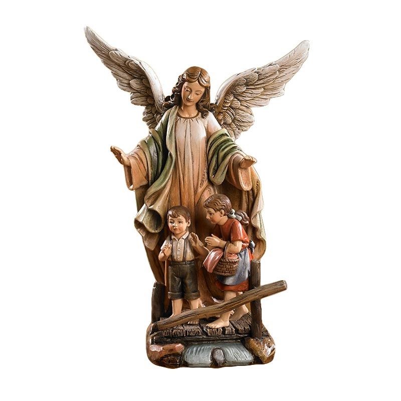 9.25" Guardian Angel Statue