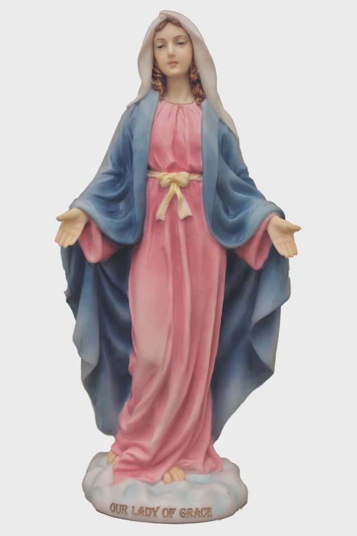 Lady of Grace in fully hand-painted color