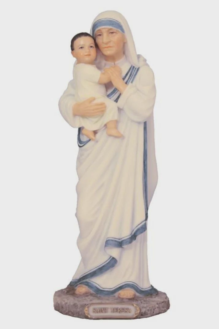 St. Teresa of Calcutta in fully hand-painted color