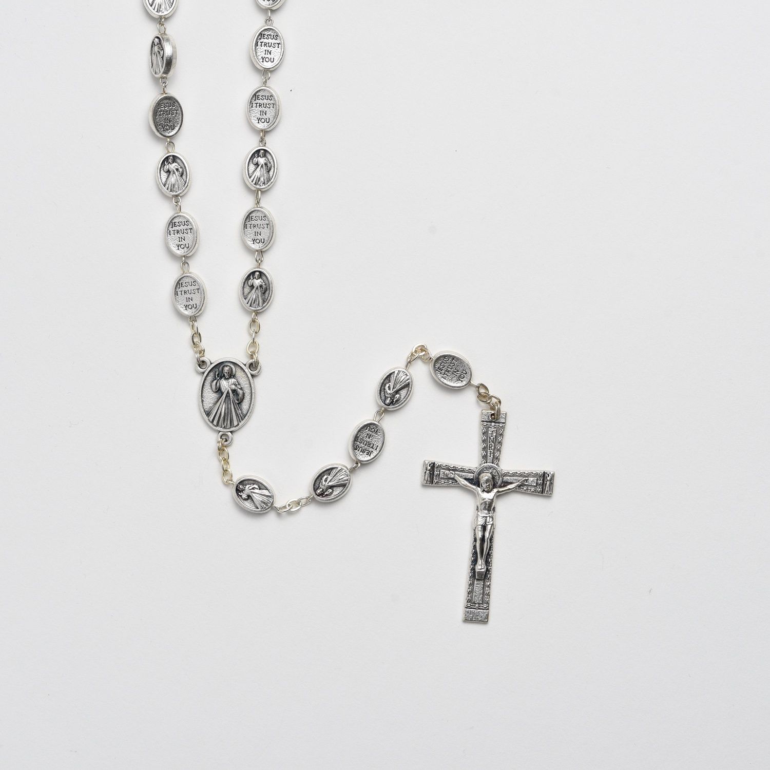 Divine Mercy Metal Rosary