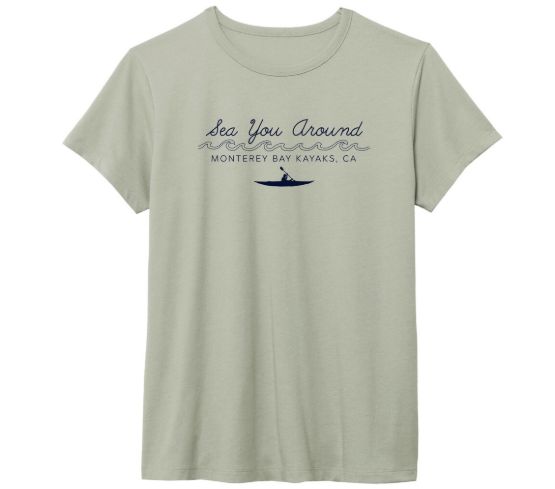 WOMENS SEA YOU AROUND T-SHIRT / SAGE