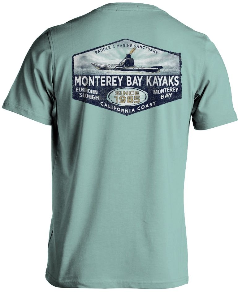 Paddle a Marine Sanctuary Logo T-shirt, Color: Seafoam, Size: SM