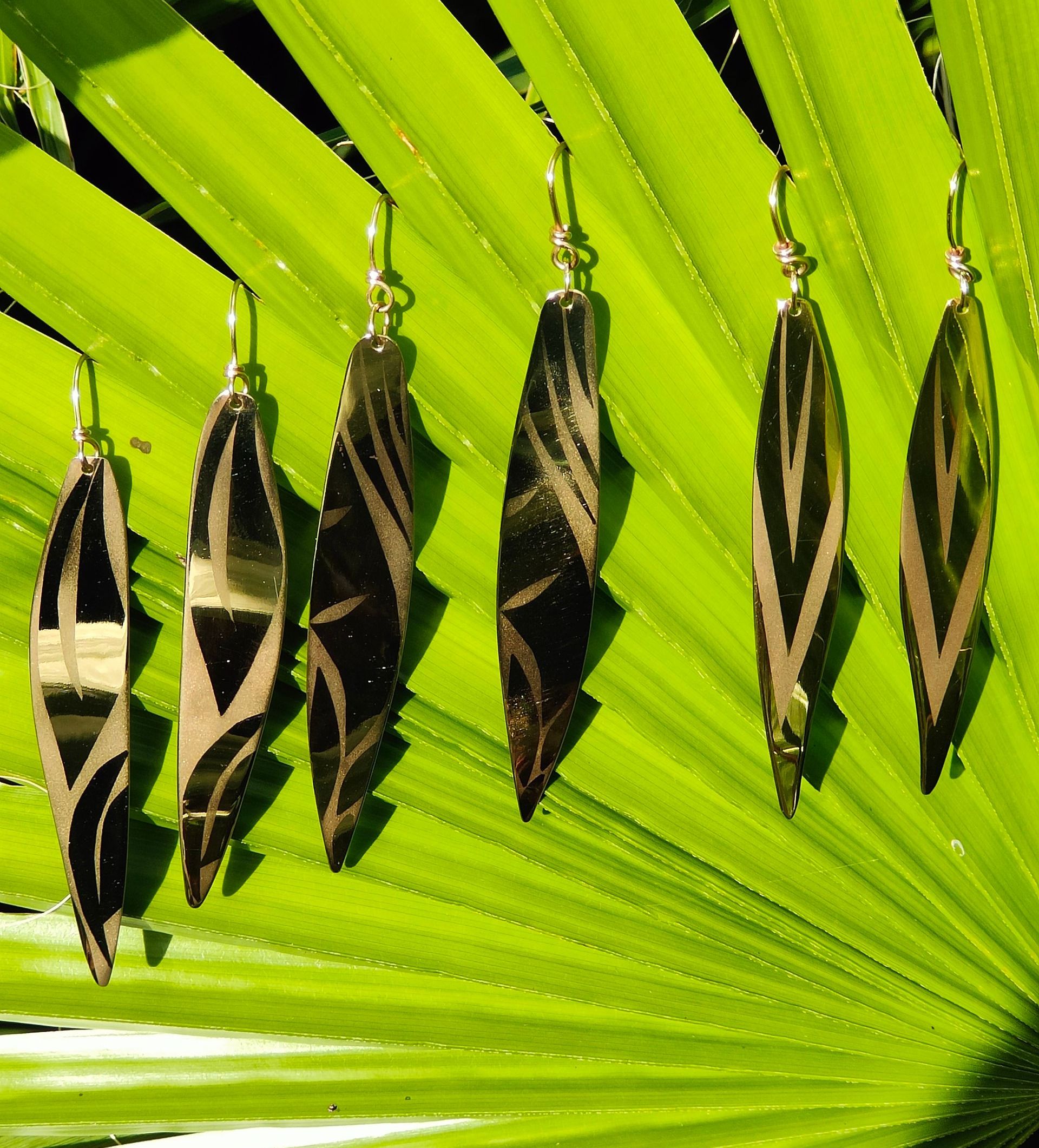 Amazonas Leaf Earrings no.1