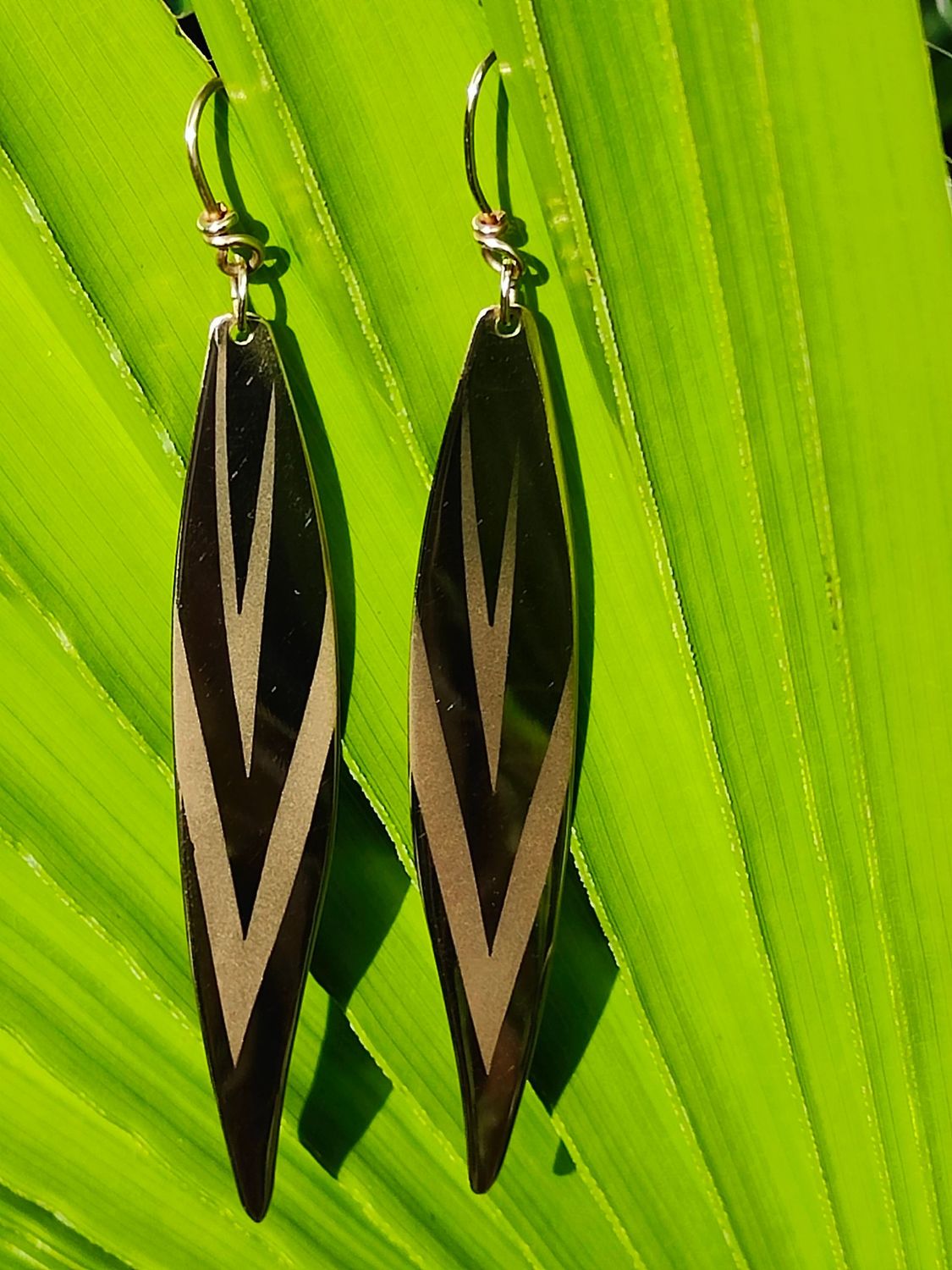 Amazonas Leaf Earrings no.3