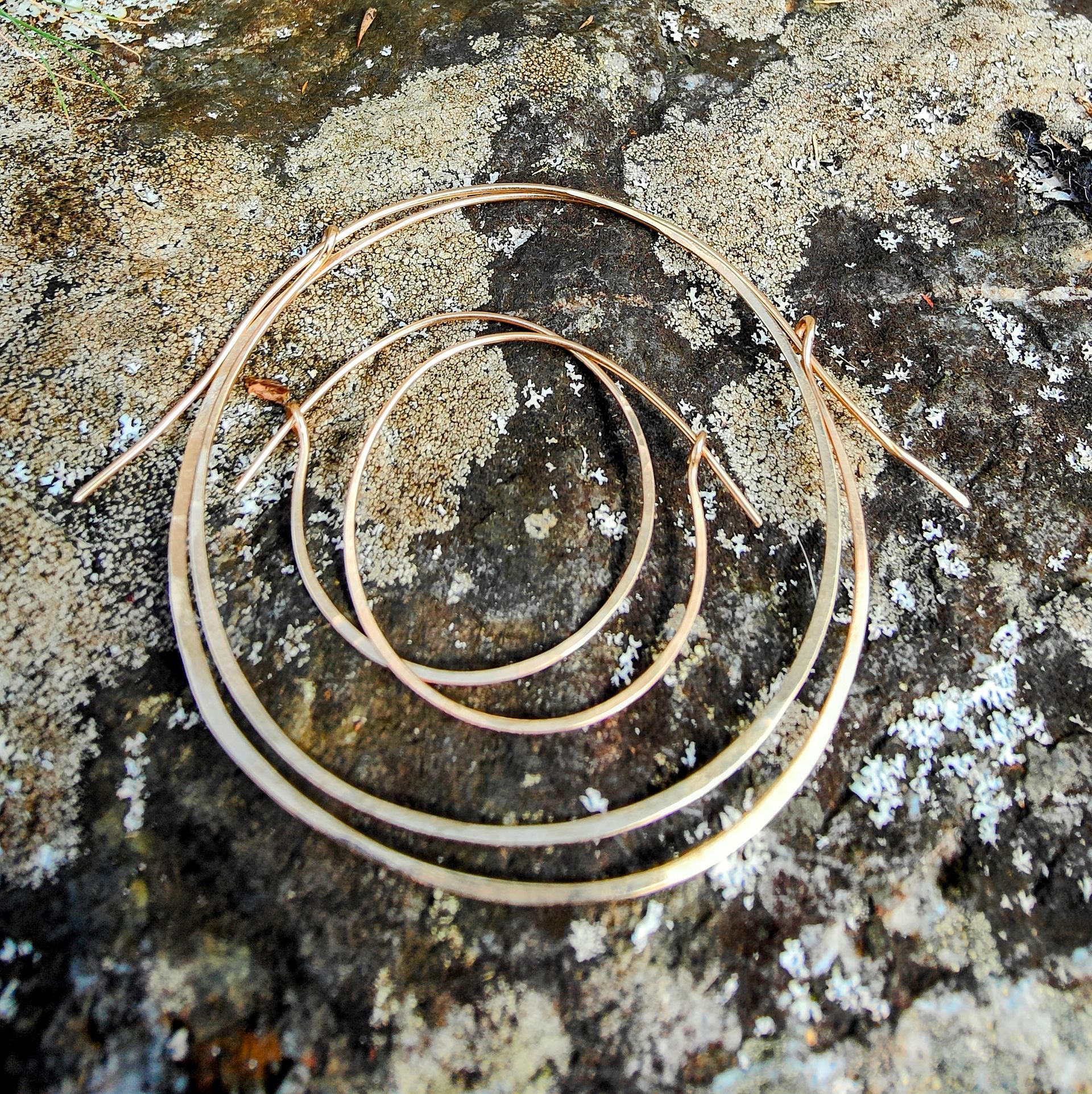 Hammered Hoops