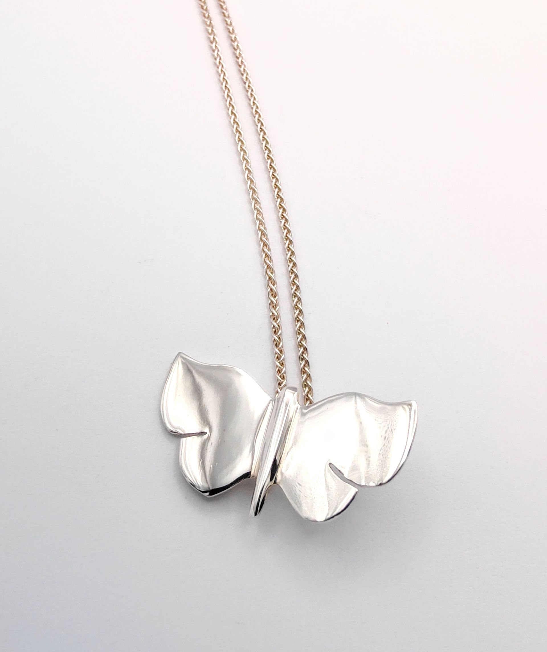 Silver Butterfly Pendant