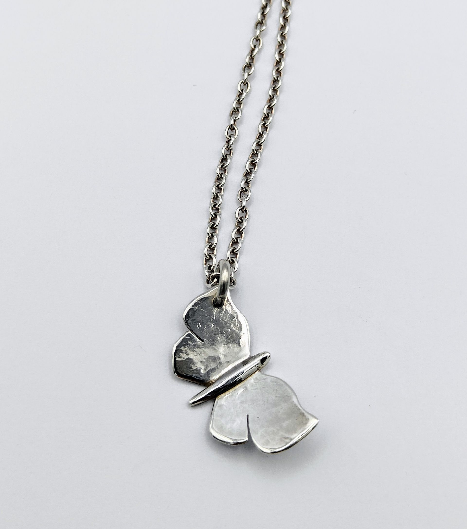 Beaten wing Butterfly Pendant