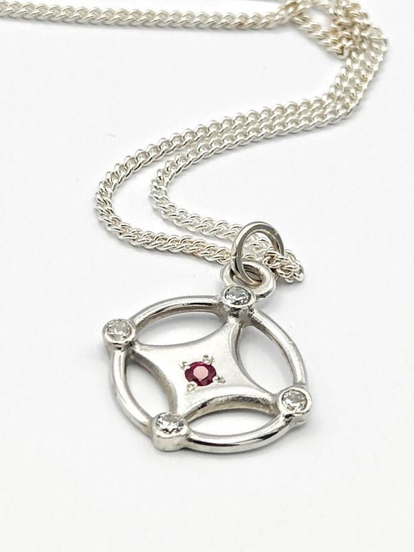 Silver Sacred Circle Pendant