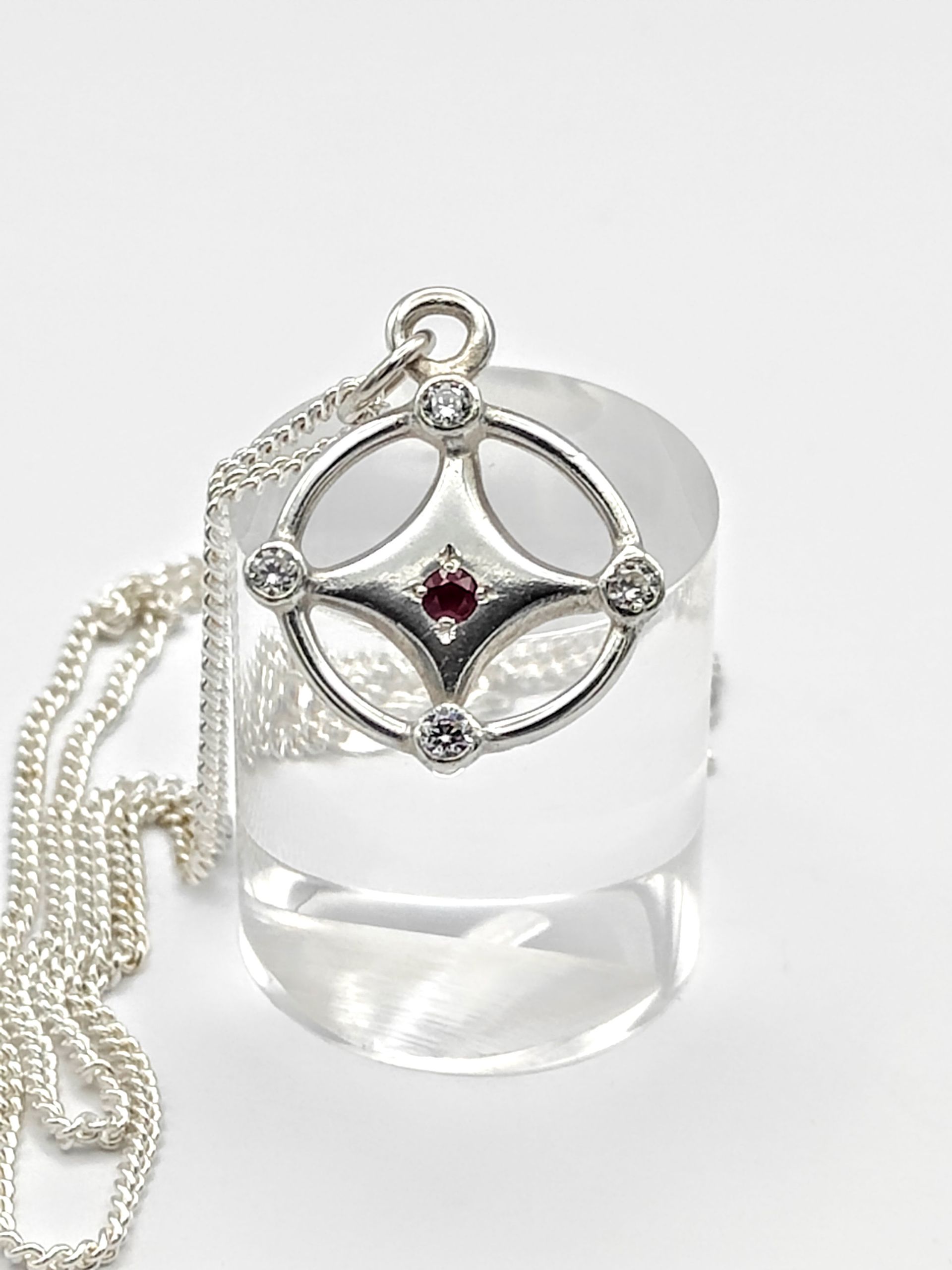 Silver Sacred Circle Pendant