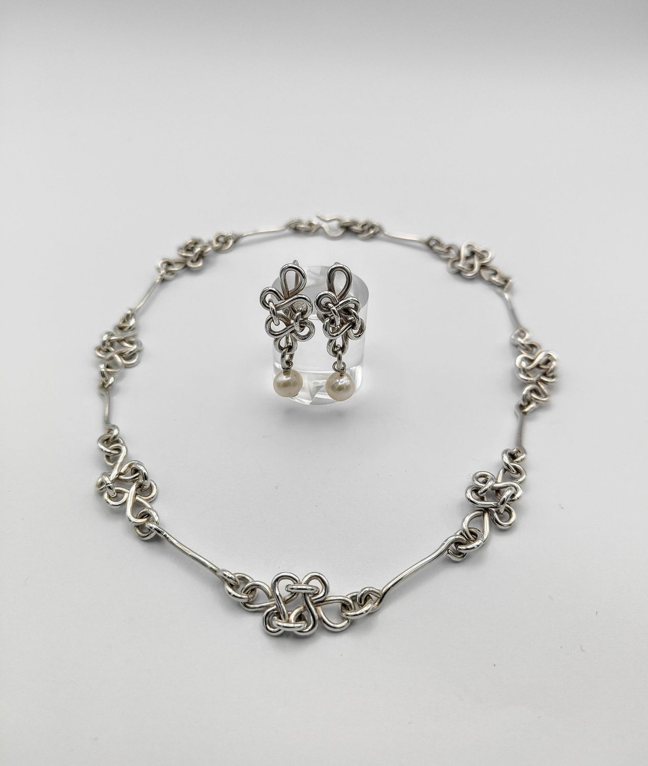 The Trilogy Silver Necklace