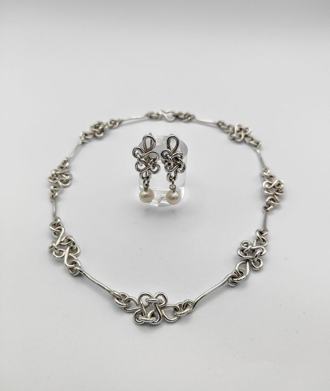 The Trilogy Silver Necklace