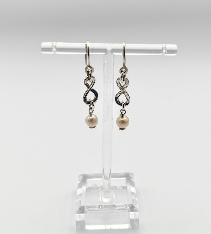 Siempre Pearl Forever Silver Earrings