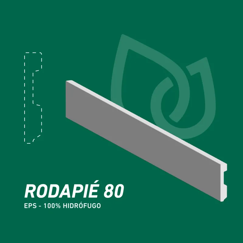 RODAPIÉ PFPS PVC 80
