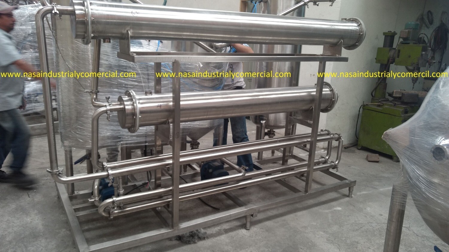 Pasteurizador Tubular - 200 litros