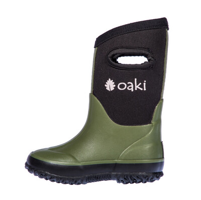 Oaki Neoprene Rain/Snow Boots- Forest Green