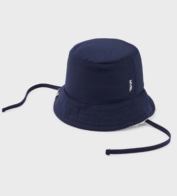 Mayoral Infant Bucket Hat- Navy Sherpa