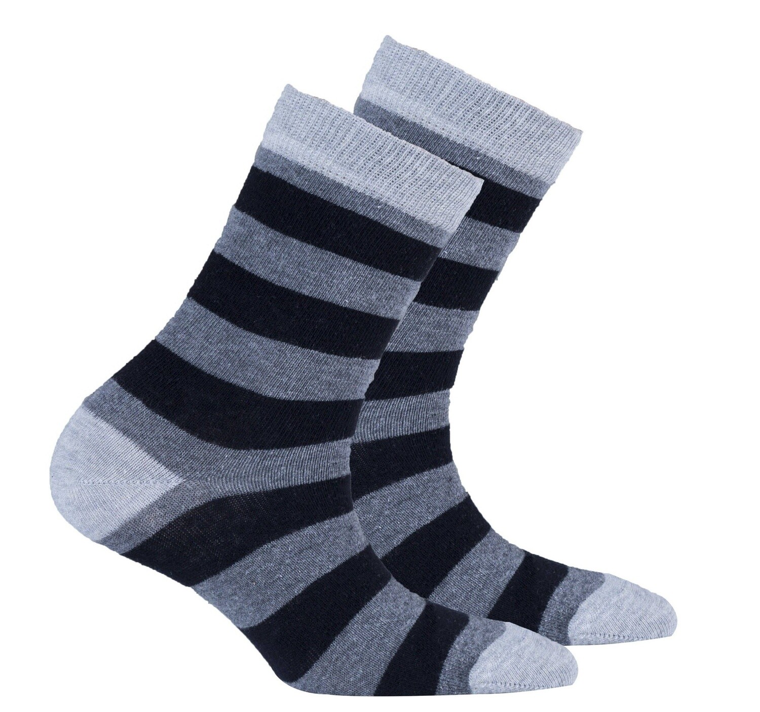 Socks n Socks - Kid&#39;s Iron Gate Stripe Crew Socks