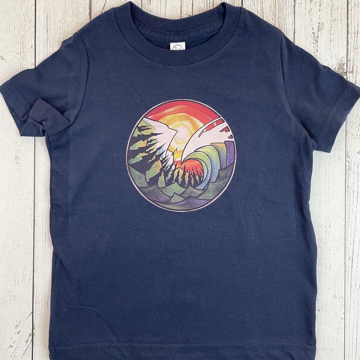 Todd Fischer Art Toddler Tee- Navy