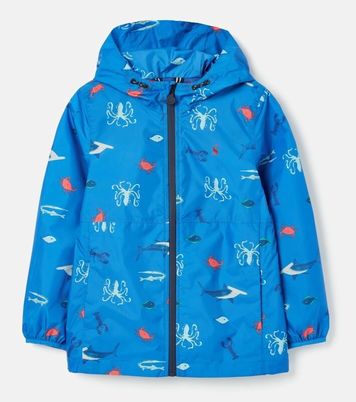 Joules Arlow Waterproof Recycled Packable Rain Jacket