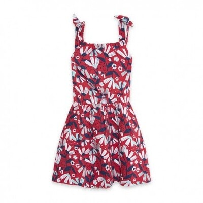 TucTuc Floral Sundress- Red