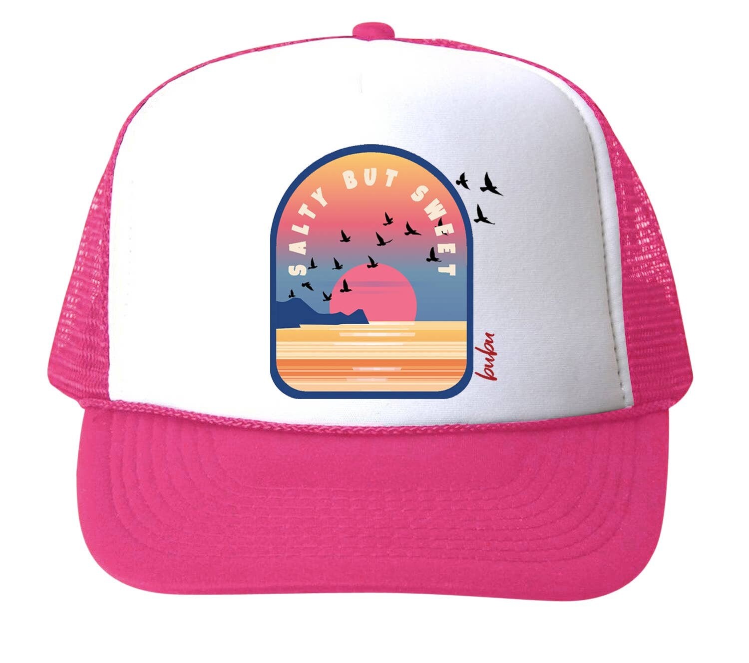 Bubu - Salty but Sweet Trucker Hat - Hot Pink