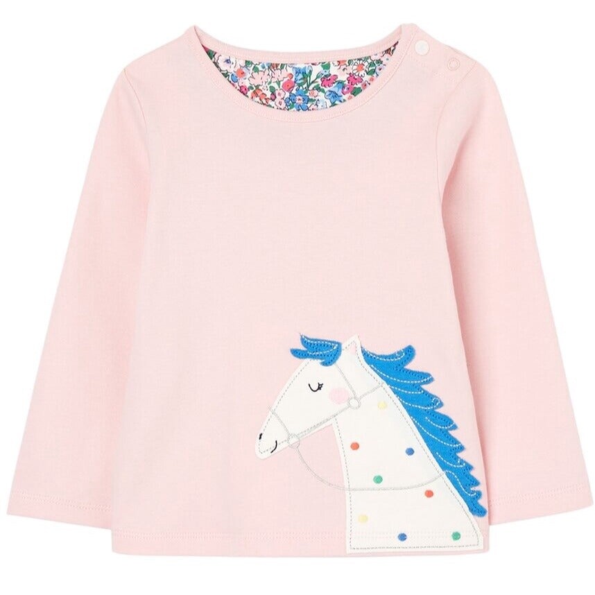 Joules Infant Horse Tee- Pink