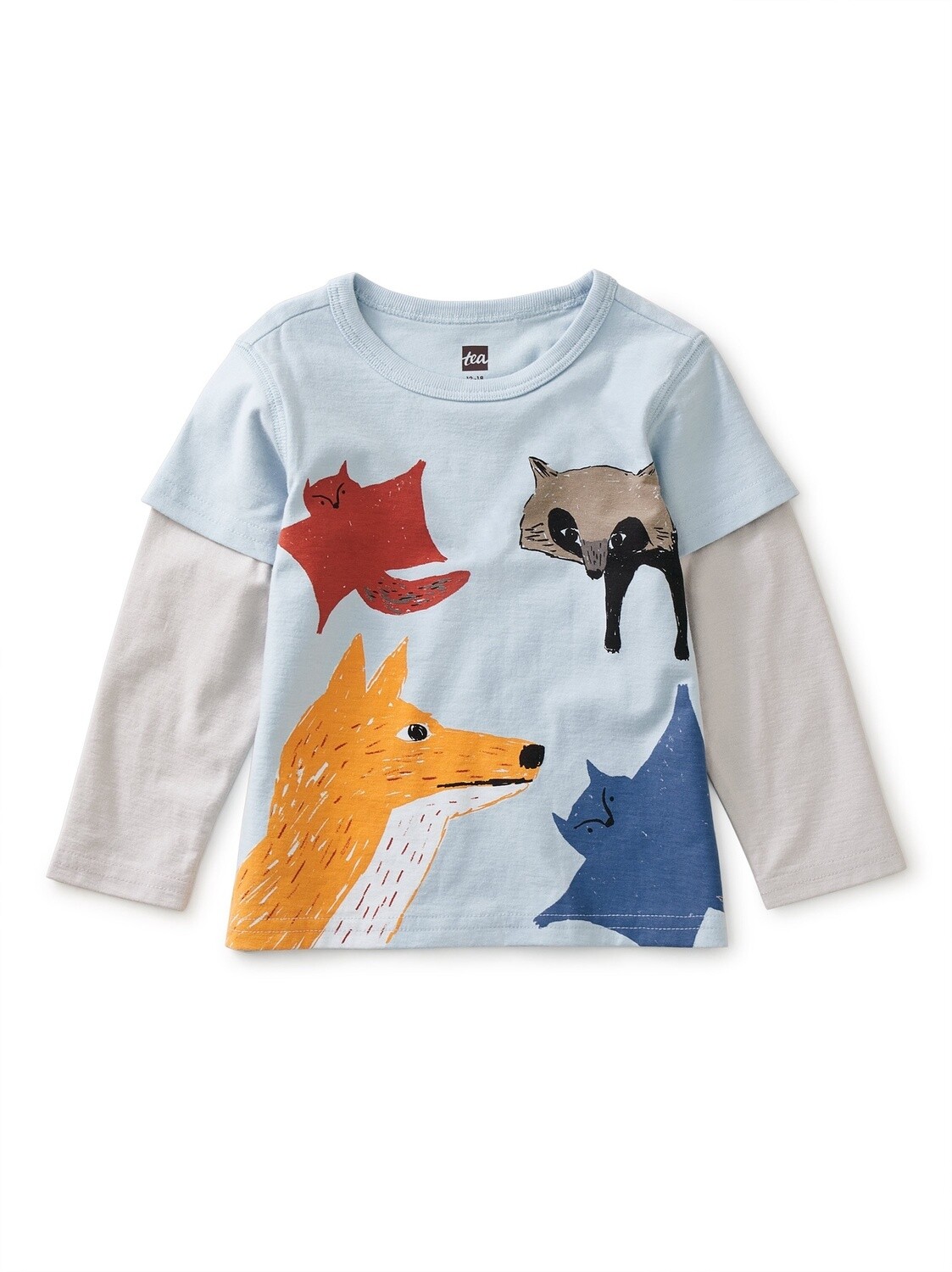 Tea Baby Animal Party Tee- Skyride