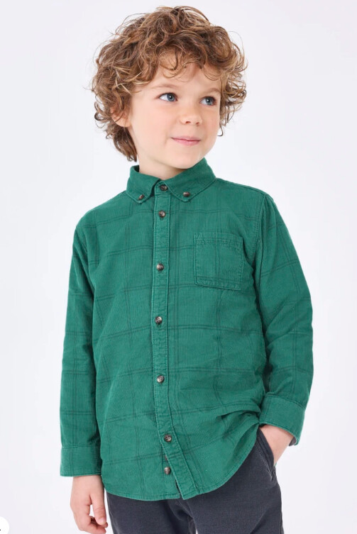 Mayoral Corduroy Overshirt- Green